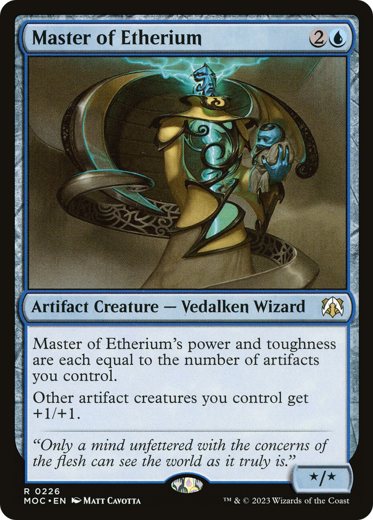Master of Etherium [March of the Machine Commander] | Jomio and Rueliete's Cards and Comics