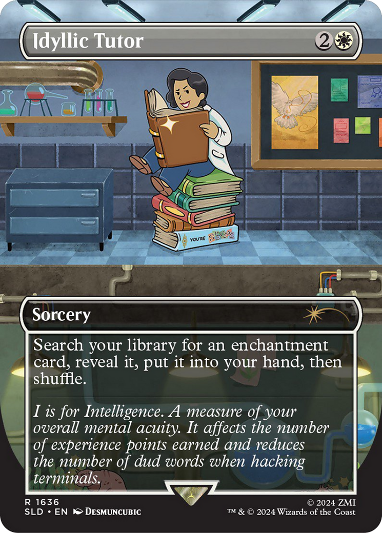 Idyllic Tutor (1636) (Rainbow Foil) [Secret Lair Drop Series] | Jomio and Rueliete's Cards and Comics