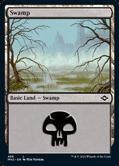 Swamp (486) (Foil Etched) [Modern Horizons 2] | Jomio and Rueliete's Cards and Comics