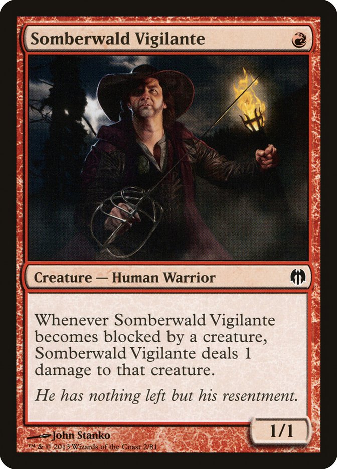 Somberwald Vigilante [Duel Decks: Heroes vs. Monsters] | Jomio and Rueliete's Cards and Comics