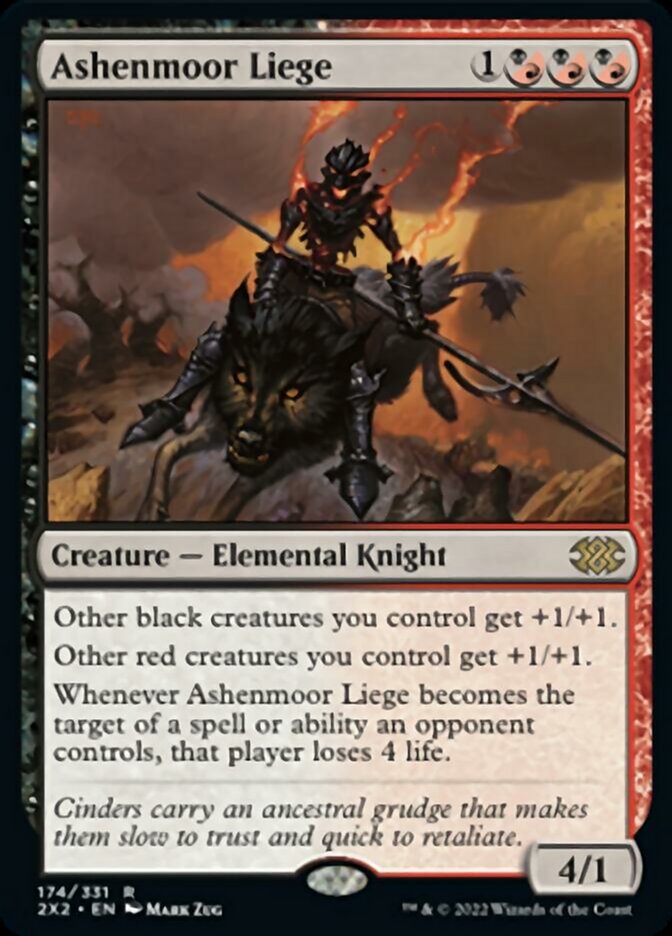 Ashenmoor Liege [Double Masters 2022] | Jomio and Rueliete's Cards and Comics