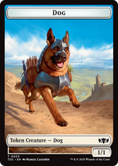 Dog // Goblin Double-Sided Token [Tarkir: Dragonstorm Commander Tokens] | Jomio and Rueliete's Cards and Comics