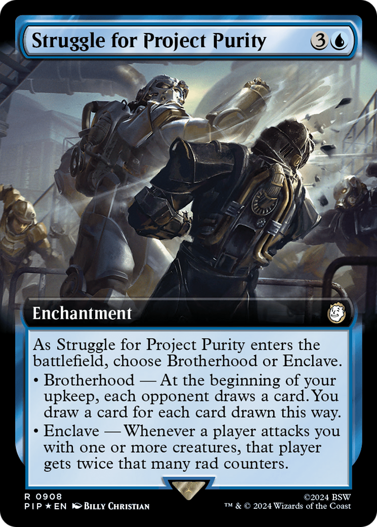 Struggle for Project Purity (Extended Art) (Surge Foil) [Fallout] | Jomio and Rueliete's Cards and Comics