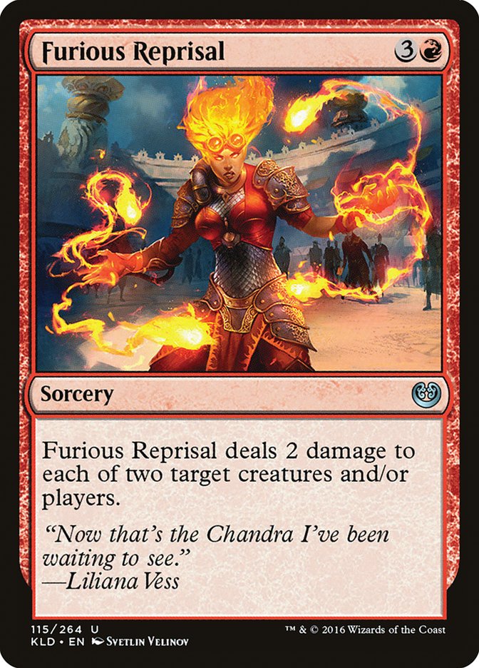 Furious Reprisal [Kaladesh] | Jomio and Rueliete's Cards and Comics