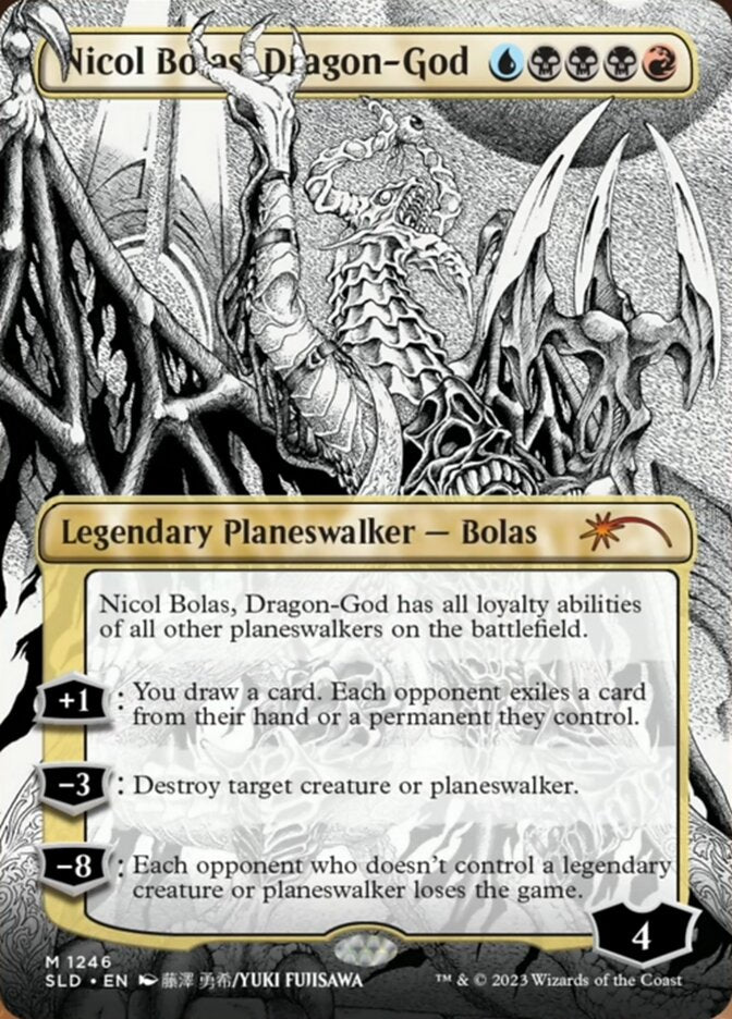 Nicol Bolas, Dragon-God (Borderless) [Secret Lair Drop Series] | Jomio and Rueliete's Cards and Comics