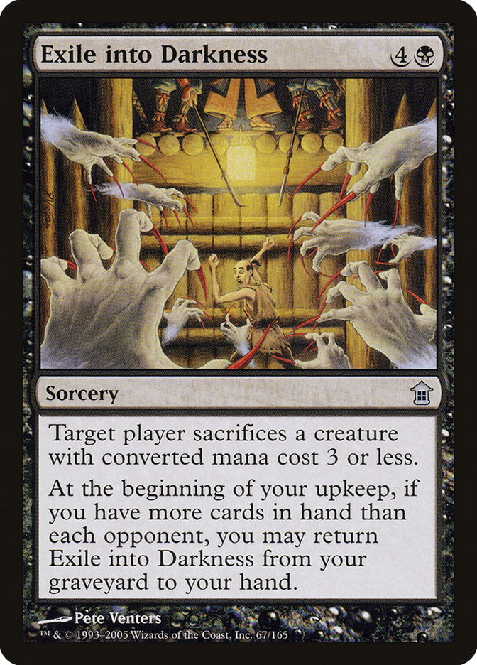 Exile into Darkness [Saviors of Kamigawa] | Jomio and Rueliete's Cards and Comics