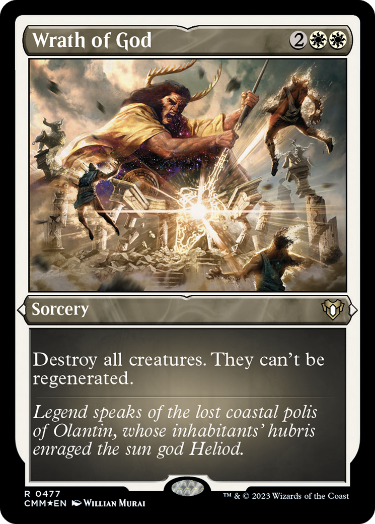 Wrath of God (Foil Etched) [Commander Masters] | Jomio and Rueliete's Cards and Comics