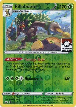 Rillaboom (014/202) (League Promo) [Sword & Shield: Base Set] | Jomio and Rueliete's Cards and Comics