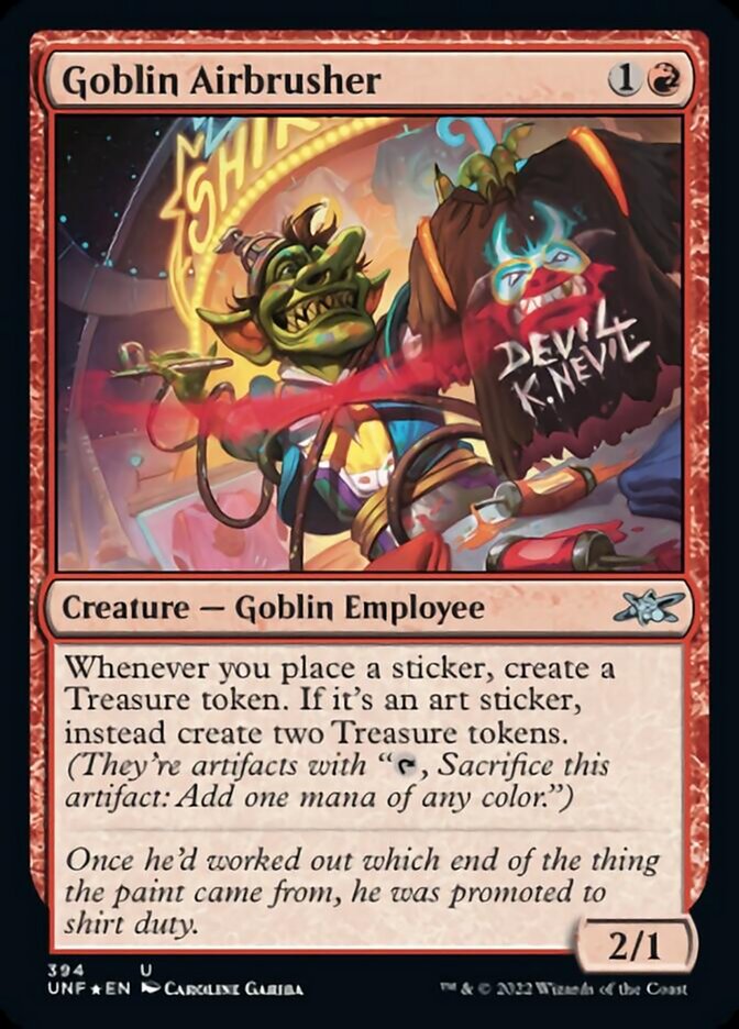Goblin Airbrusher (Galaxy Foil) [Unfinity] | Jomio and Rueliete's Cards and Comics