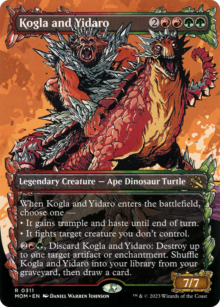 Kogla and Yidaro (Showcase Planar Booster Fun) [March of the Machine] | Jomio and Rueliete's Cards and Comics