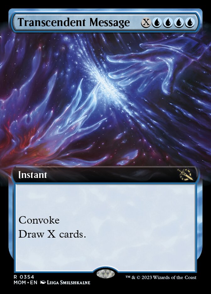 Transcendent Message (Extended Art) [March of the Machine] | Jomio and Rueliete's Cards and Comics