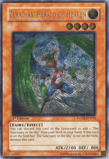 Zeradias, Herald of Heaven [FOTB-EN018] Ultimate Rare | Jomio and Rueliete's Cards and Comics