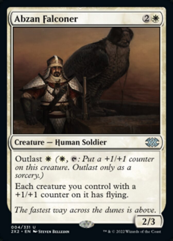 Abzan Falconer [Double Masters 2022] | Jomio and Rueliete's Cards and Comics