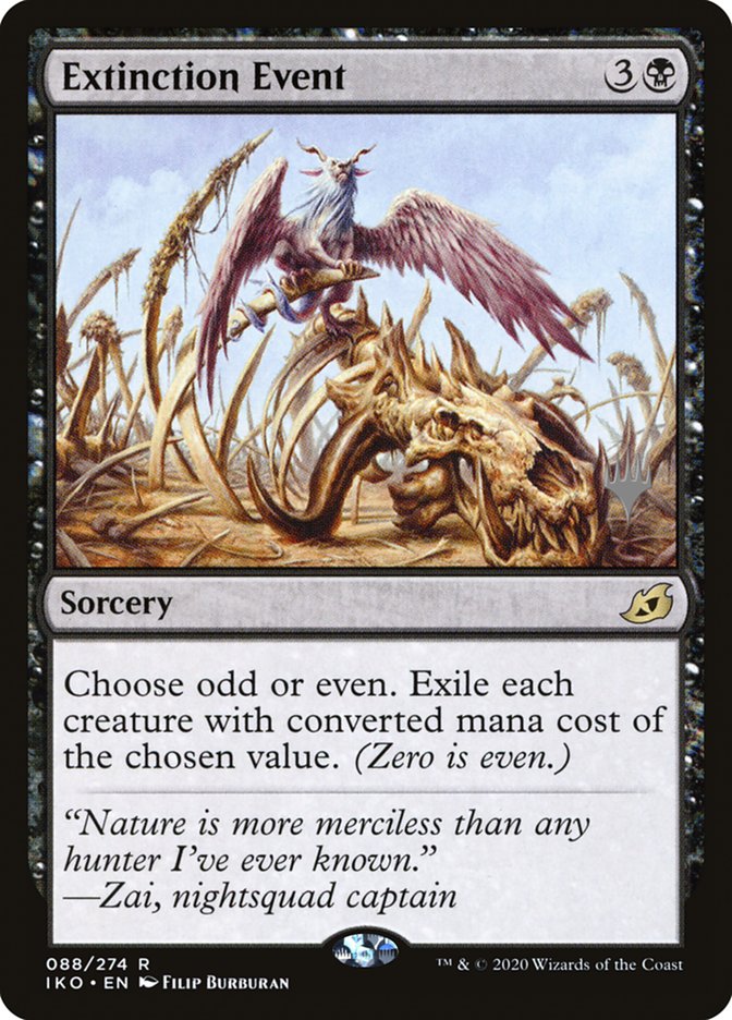 Extinction Event (Promo Pack) [Ikoria: Lair of Behemoths Promos] | Jomio and Rueliete's Cards and Comics