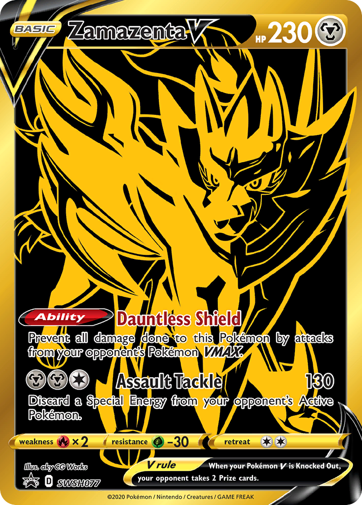 Zamazenta V (SWSH077) [Sword & Shield: Black Star Promos] | Jomio and Rueliete's Cards and Comics
