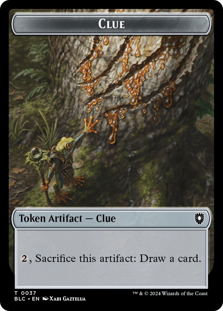 Eldrazi // Clue Double-Sided Token [Bloomburrow Commander Tokens] | Jomio and Rueliete's Cards and Comics