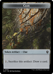 Eldrazi // Clue Double-Sided Token [Bloomburrow Commander Tokens] | Jomio and Rueliete's Cards and Comics