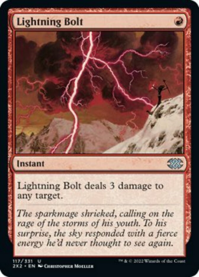 Lightning Bolt [Double Masters 2022] | Jomio and Rueliete's Cards and Comics