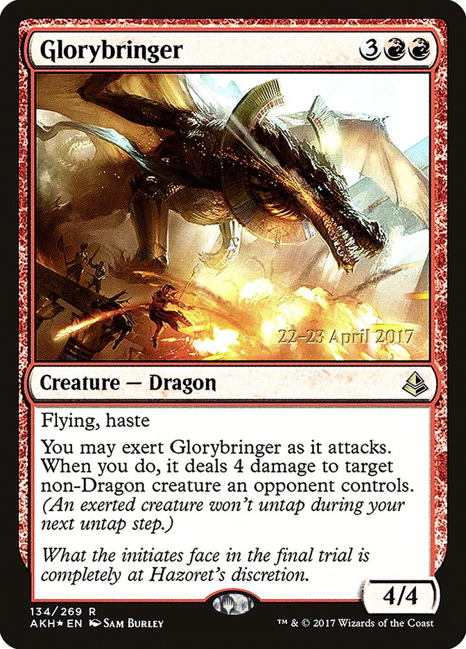 Glorybringer [Amonkhet Prerelease Promos] | Jomio and Rueliete's Cards and Comics