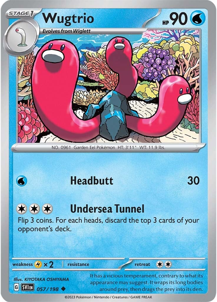 Wugtrio (057/198) [Scarlet & Violet: Base Set] | Jomio and Rueliete's Cards and Comics