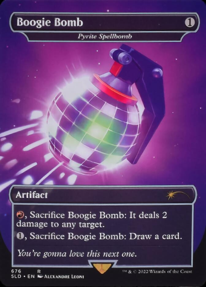 Pyrite Spellbomb - Boogie Bomb (Borderless) [Secret Lair Drop Promos] | Jomio and Rueliete's Cards and Comics