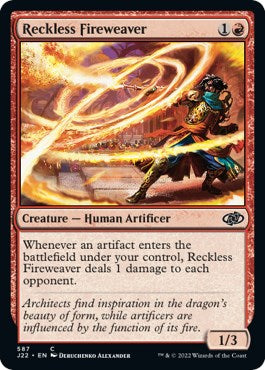 Reckless Fireweaver [Jumpstart 2022] | Jomio and Rueliete's Cards and Comics