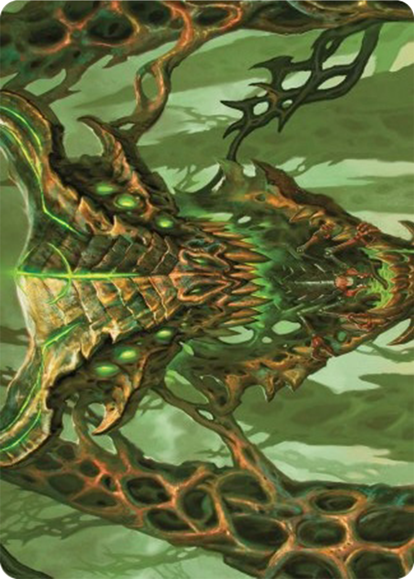 Colossal Dreadmask Art Card [Modern Horizons 3 Art Series] | Jomio and Rueliete's Cards and Comics