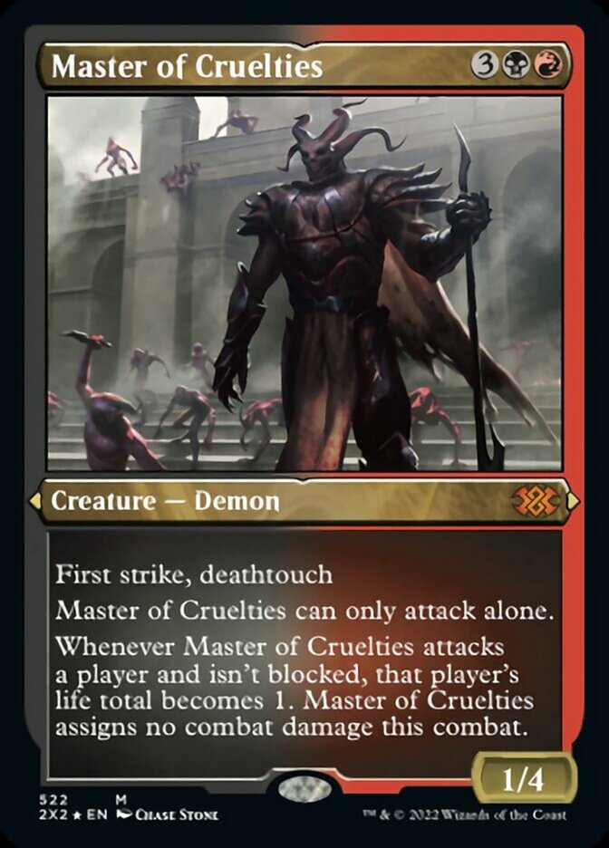 Master of Cruelties (Foil Etched) [Double Masters 2022] | Jomio and Rueliete's Cards and Comics