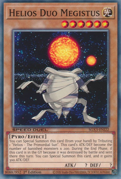 Helios Duo Megistus [SGX3-ENI22] Common | Jomio and Rueliete's Cards and Comics