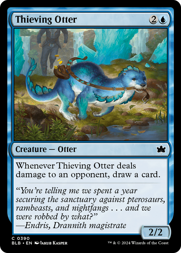 Thieving Otter [Bloomburrow] | Jomio and Rueliete's Cards and Comics