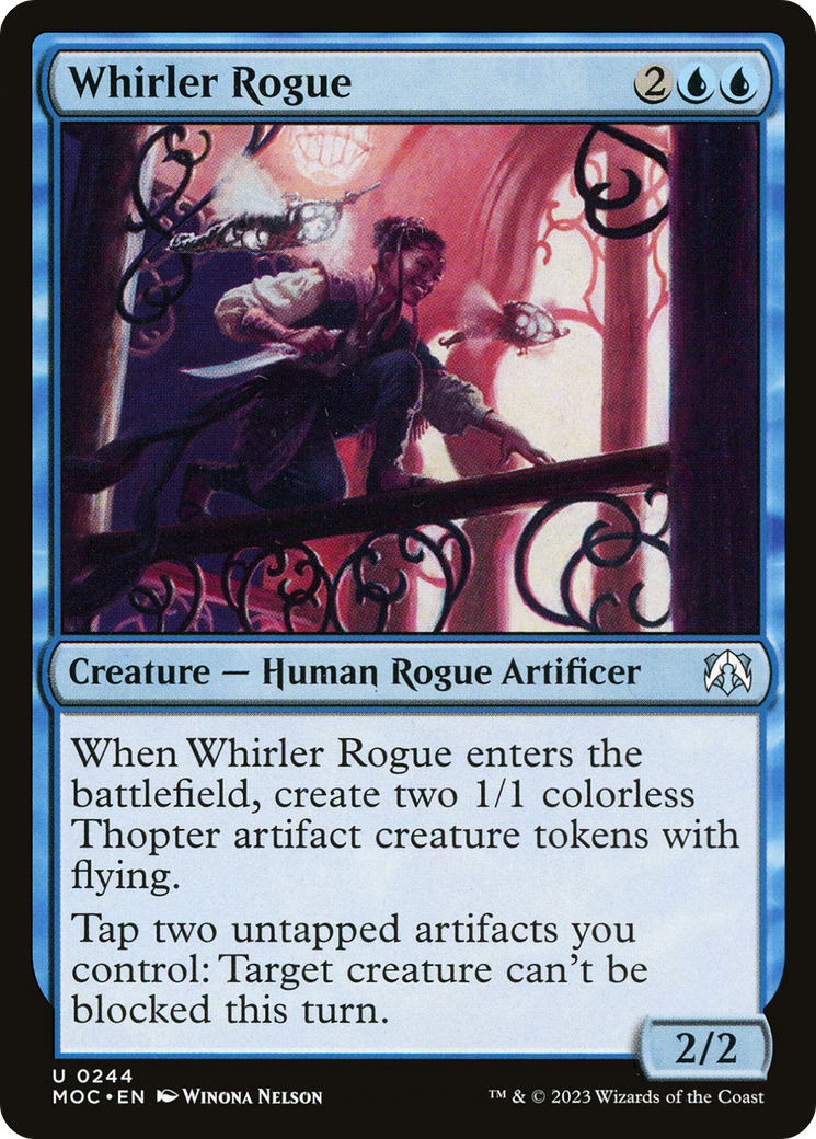 Whirler Rogue [March of the Machine Commander] | Jomio and Rueliete's Cards and Comics