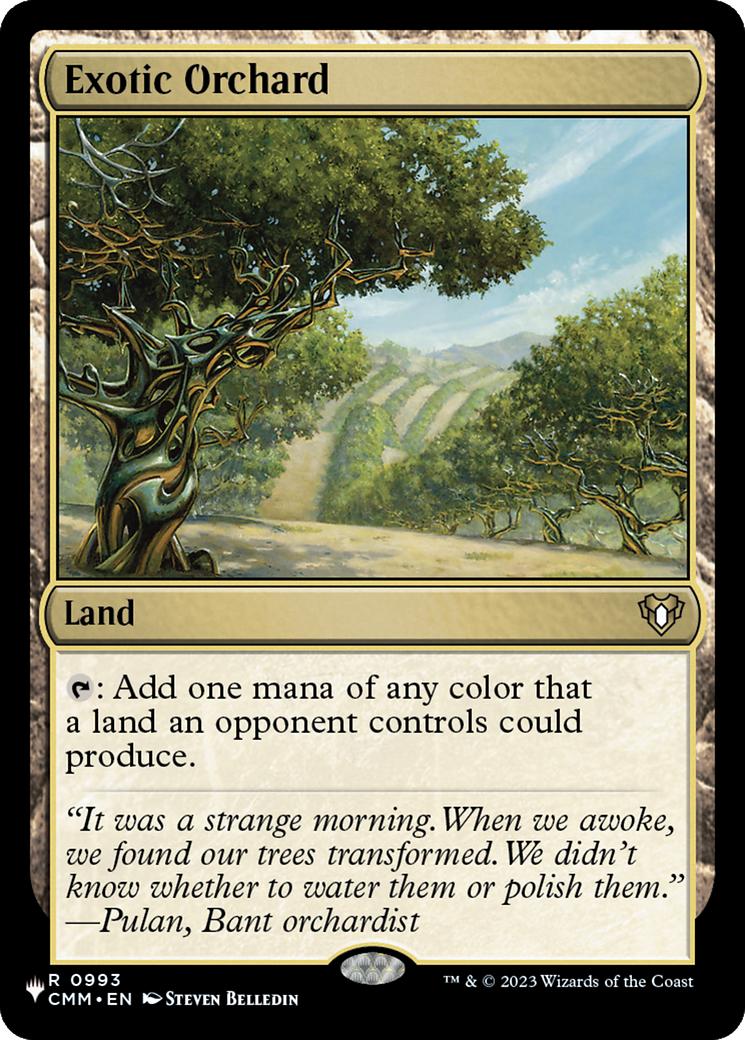 Exotic Orchard (CMM) [The List] | Jomio and Rueliete's Cards and Comics