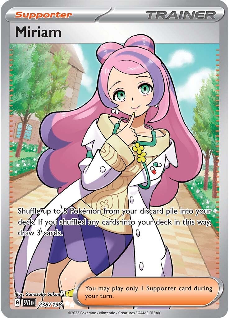 Miriam (238/198) [Scarlet & Violet: Base Set] | Jomio and Rueliete's Cards and Comics