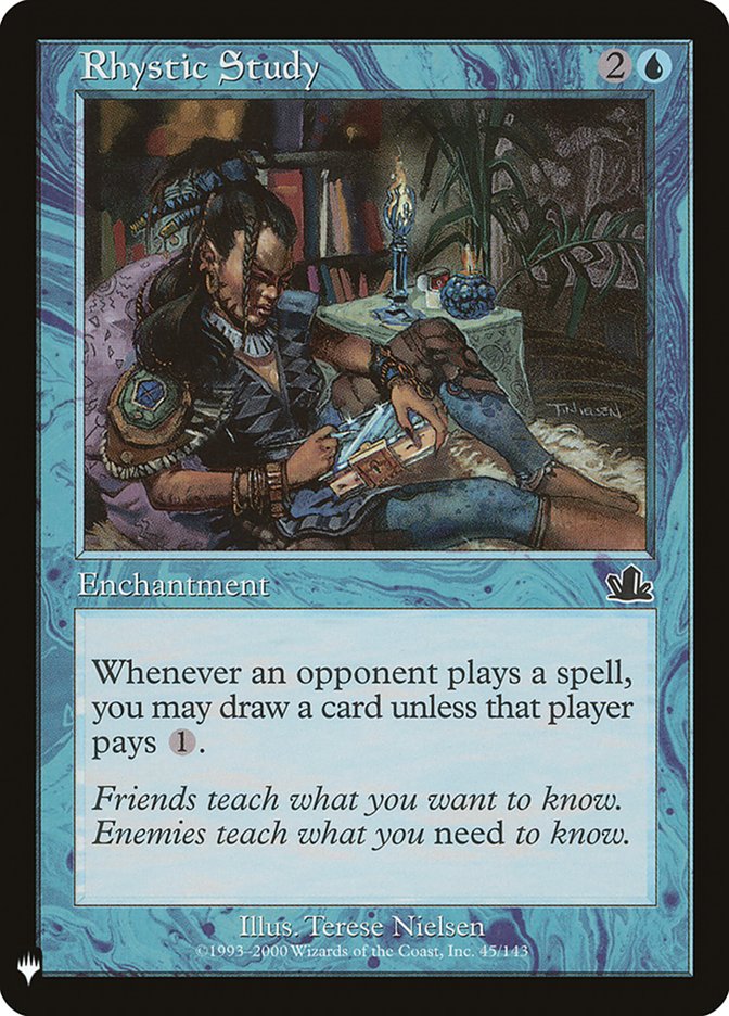 Rhystic Study [Mystery Booster] | Jomio and Rueliete's Cards and Comics