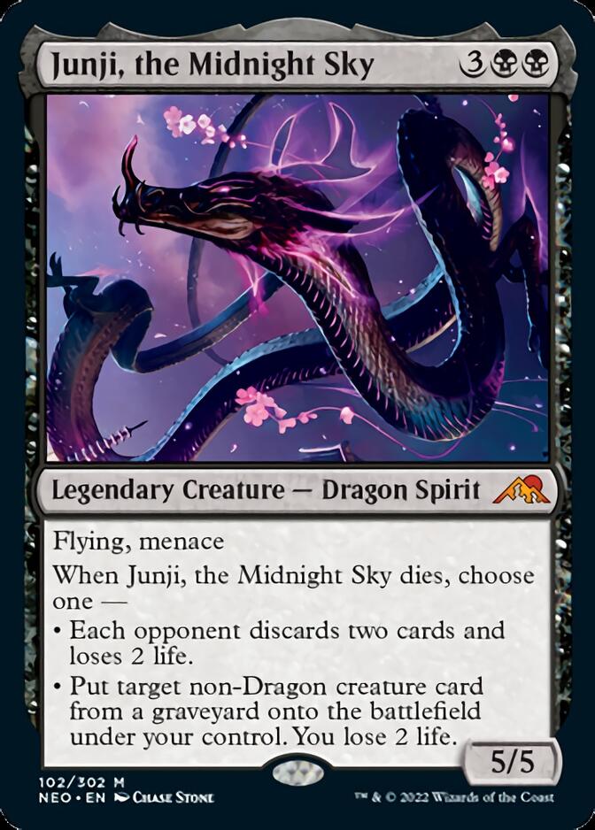 Junji, the Midnight Sky [Kamigawa: Neon Dynasty] | Jomio and Rueliete's Cards and Comics