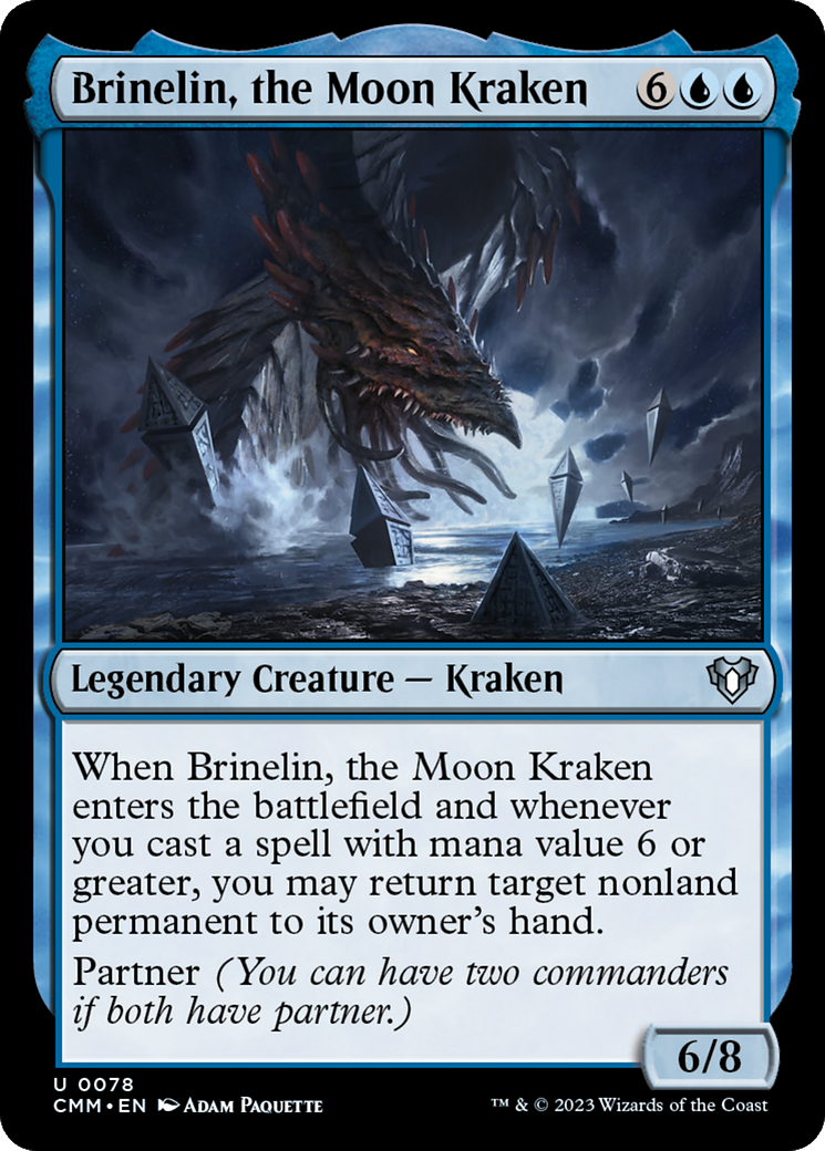 Brinelin, the Moon Kraken [Commander Masters] | Jomio and Rueliete's Cards and Comics
