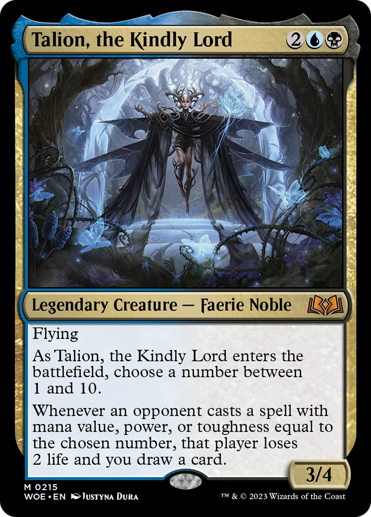 Talion, the Kindly Lord [Wilds of Eldraine] | Jomio and Rueliete's Cards and Comics