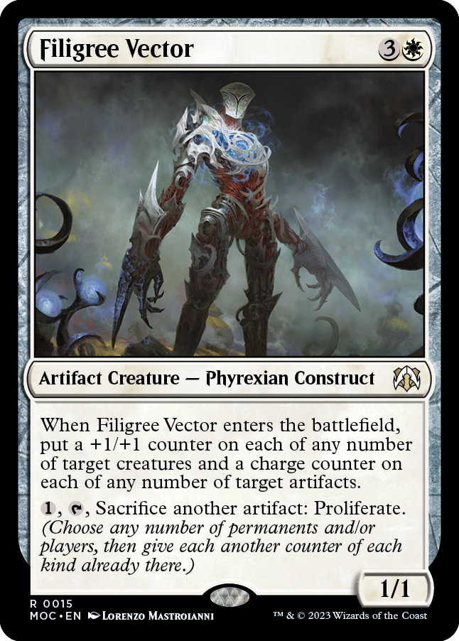 Filigree Vector [March of the Machine Commander] | Jomio and Rueliete's Cards and Comics