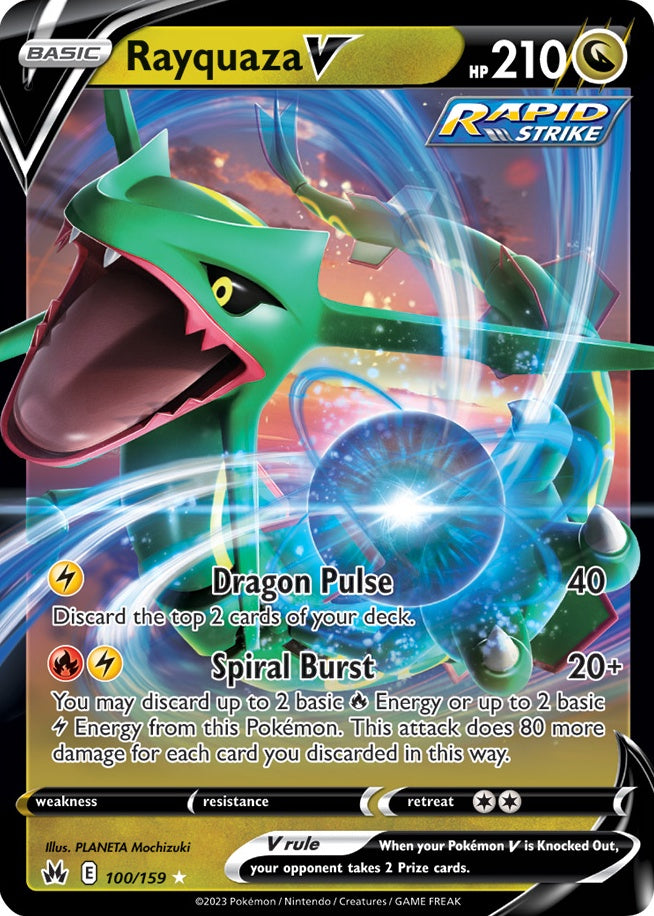 Rayquaza V 100/159 (Jumbo Card) [Sword & Shield: Evolving Skies] | Jomio and Rueliete's Cards and Comics