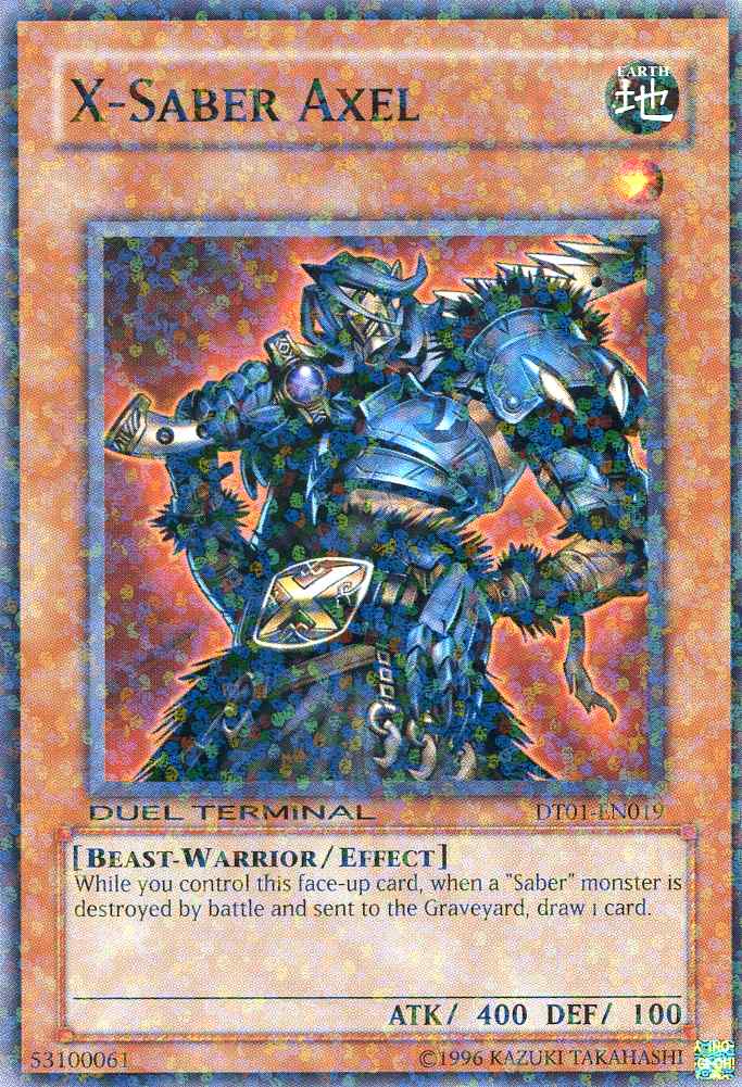 X-Saber Axel [DT01-EN019] Common | Jomio and Rueliete's Cards and Comics