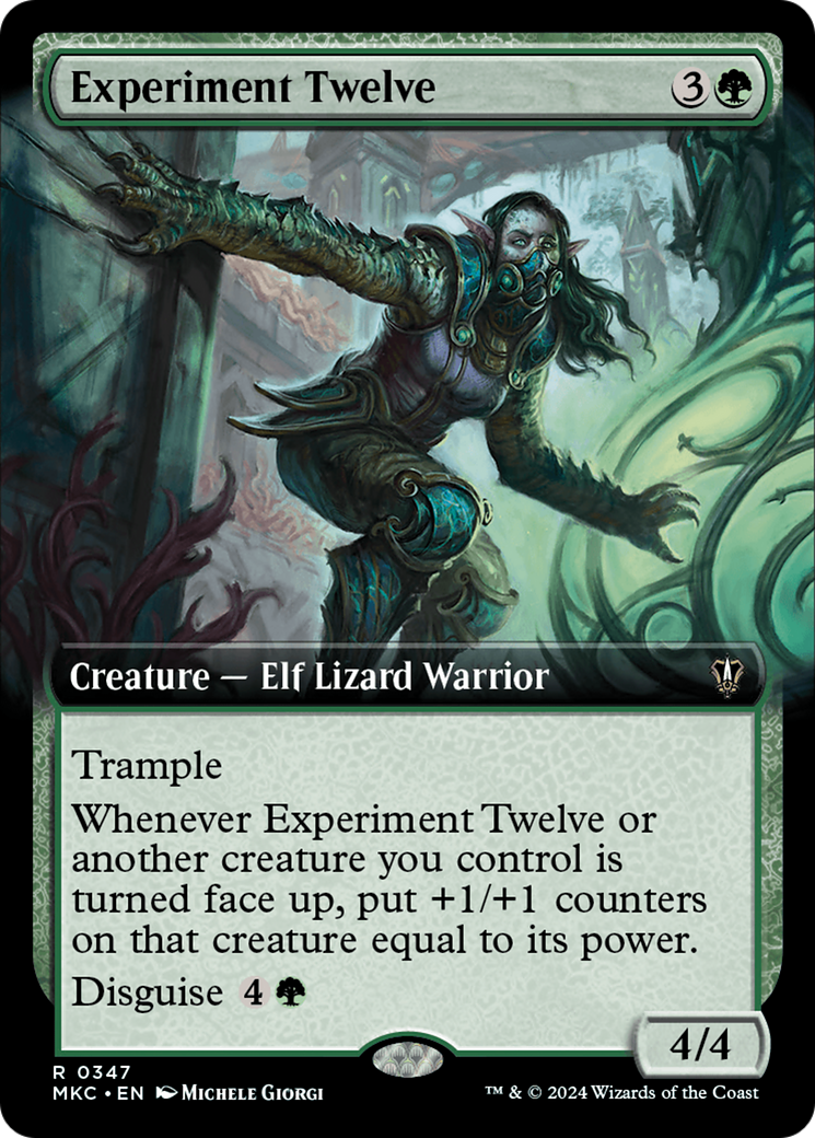 Experiment Twelve (Extended Art) [Murders at Karlov Manor Commander] | Jomio and Rueliete's Cards and Comics