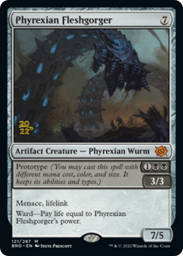 Phyrexian Fleshgorger [The Brothers' War Prerelease Promos] | Jomio and Rueliete's Cards and Comics