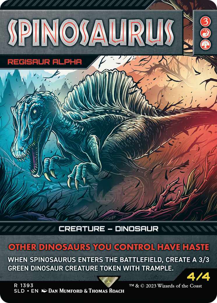 Spinosaurus - Regisaur Alpha [Secret Lair Drop Series] | Jomio and Rueliete's Cards and Comics