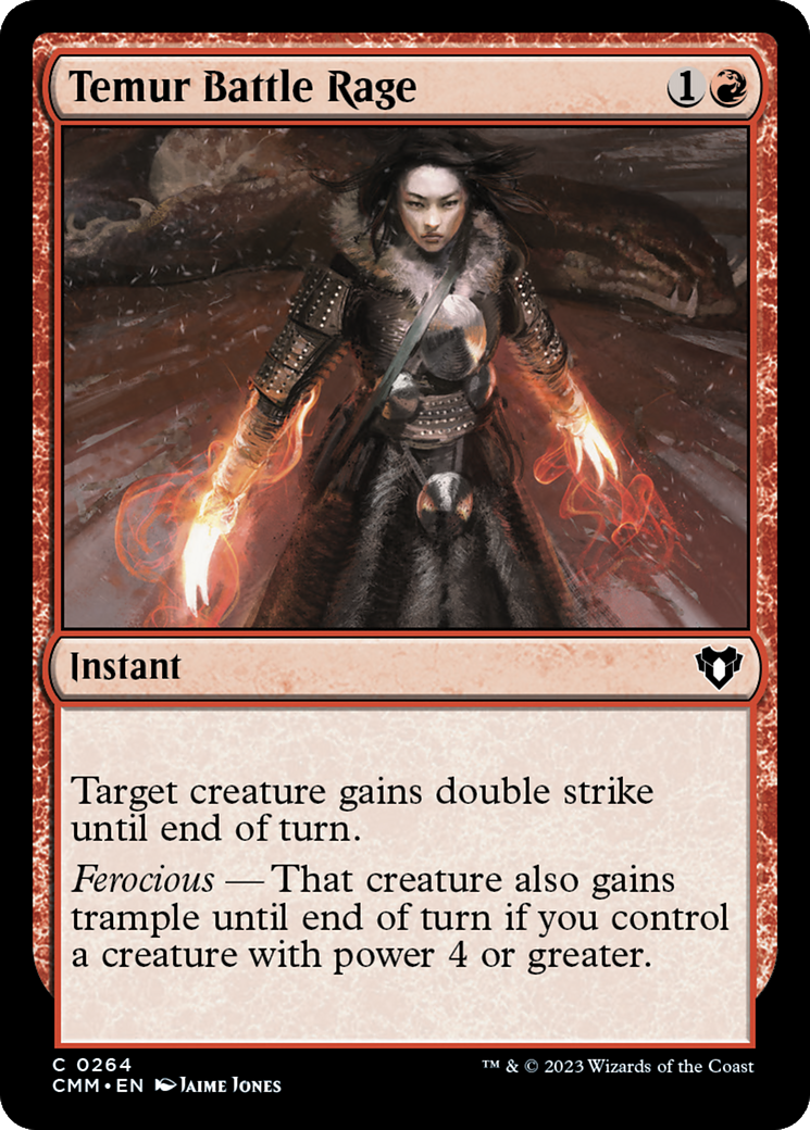 Temur Battle Rage [Commander Masters] | Jomio and Rueliete's Cards and Comics