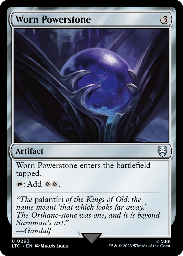 Worn Powerstone [The Lord of the Rings: Tales of Middle-Earth Commander] | Jomio and Rueliete's Cards and Comics