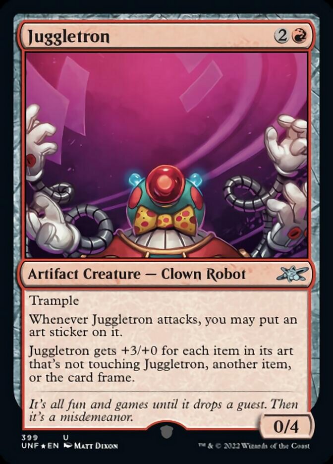 Juggletron (Galaxy Foil) [Unfinity] | Jomio and Rueliete's Cards and Comics