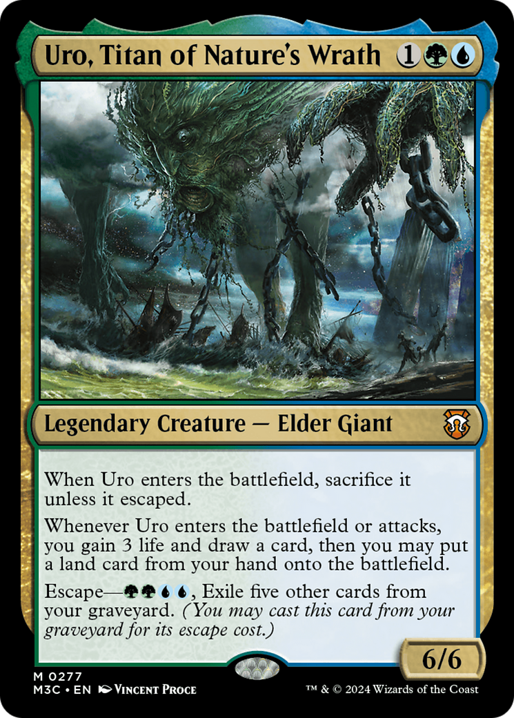 Uro, Titan of Nature's Wrath (Ripple Foil) [Modern Horizons 3 Commander] | Jomio and Rueliete's Cards and Comics
