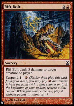 Rift Bolt [The List] | Jomio and Rueliete's Cards and Comics