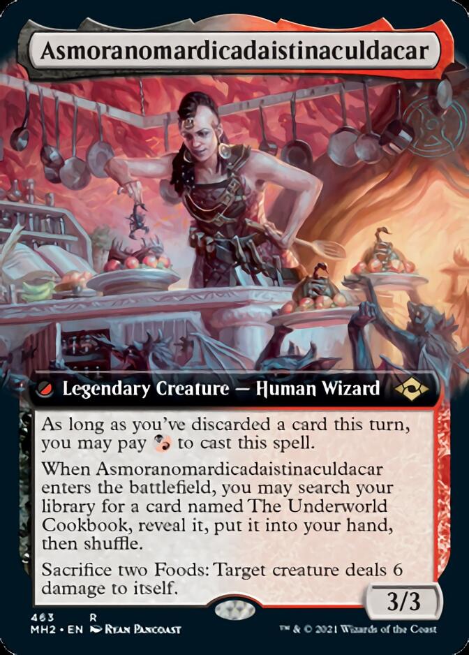 Asmoranomardicadaistinaculdacar (Extended Art) [Modern Horizons 2] | Jomio and Rueliete's Cards and Comics