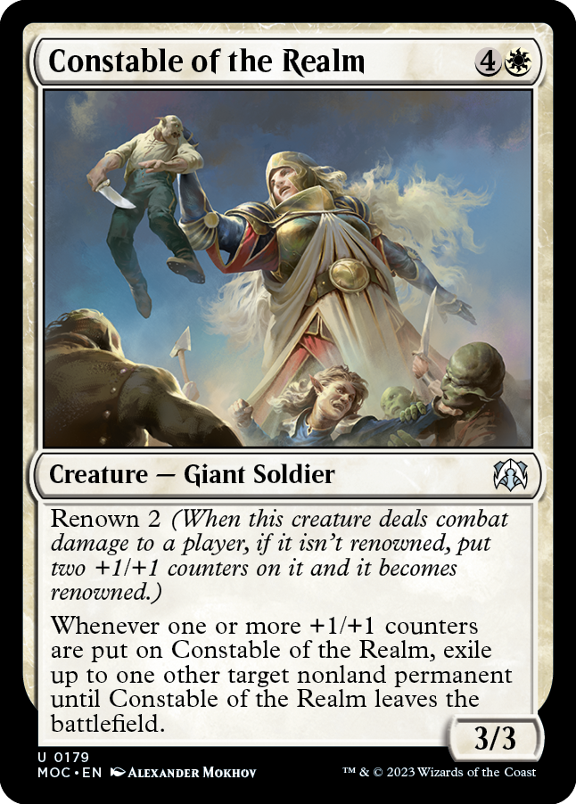 Constable of the Realm [March of the Machine Commander] | Jomio and Rueliete's Cards and Comics